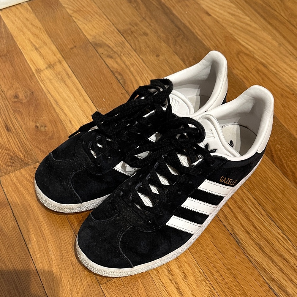 Adidas Gazelle Black Suede Sneakers